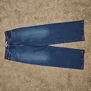 Levi's Premium Ribcage Straight Size 28 Dark Wash